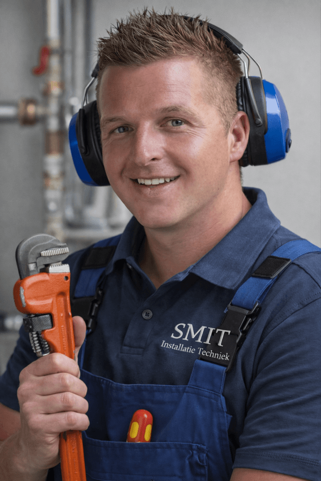 Kevin Smit, eigenaar van SMIT Installatie Techniek in Kortenhoef